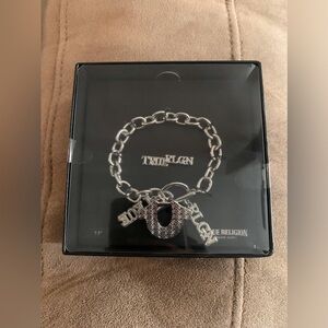 True Religion Silver Chain Bracelet